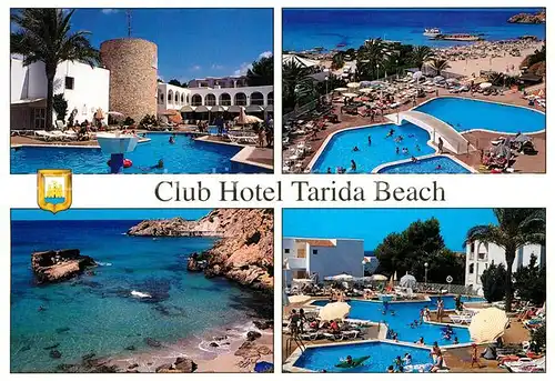 AK / Ansichtskarte Ibiza Islas Baleares Club Hotel Tarida Beach Details Kat. Ibiza