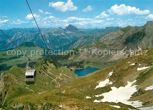 AK / Ansichtskarte Col des Mosses Telecabine Lac Lioson Pic Chaussy Rocher du Midi et Gumfluh Kat. Mosses Col des