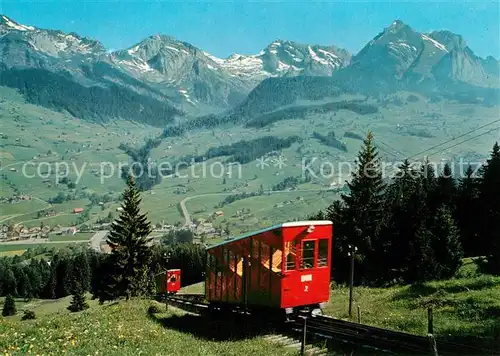 AK / Ansichtskarte Drahtseilbahn Unterwasser Iltios Stoss Saentis Schafberg Kat. Bergbahn
