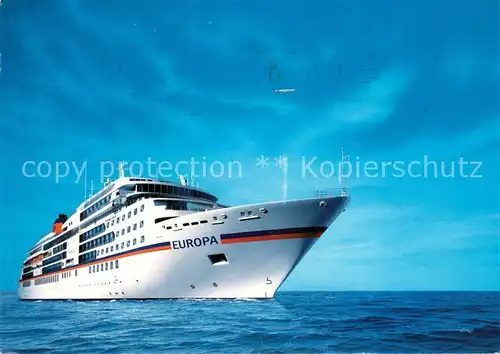 AK / Ansichtskarte Schiffe Ships Navires MS Europa Hapag Lloyd Kreuzfahrten