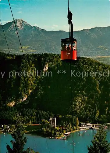 AK / Ansichtskarte Seilbahn Kanzelbahn Ossiachersee Mittagskogel  Kat. Bahnen