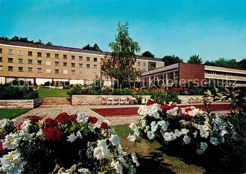 AK / Ansichtskarte Bad Sachsa Harz Eisenbahner Erholungsheim Blumenbeet Kat. Bad Sachsa