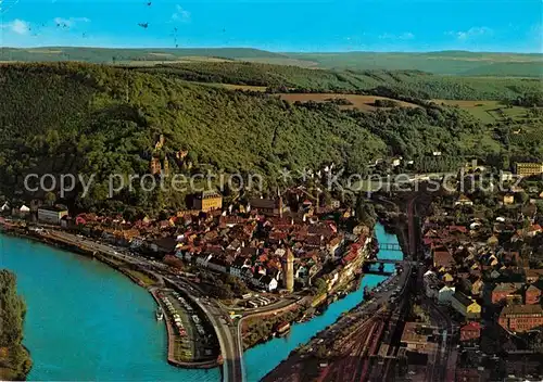 AK / Ansichtskarte Wertheim Main Ferienort am Zusammenfluss von Main und Tauber Fliegeraufnahme Kat. Wertheim