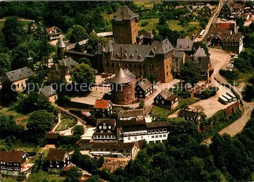 AK / Ansichtskarte Burg Wupper Schloss Warhzeichen des Bergischen Landes Fliegeraufnahme Kat. Solingen