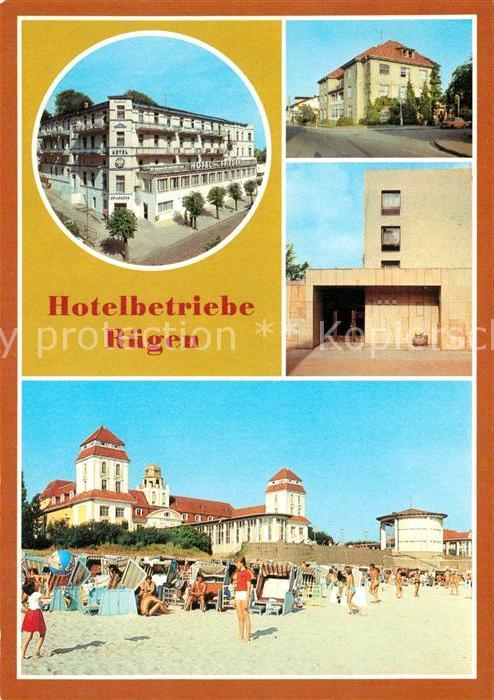 AK / Ansichtskarte Insel Ruegen Hotelbetriebe der Insel Sellin Hotel