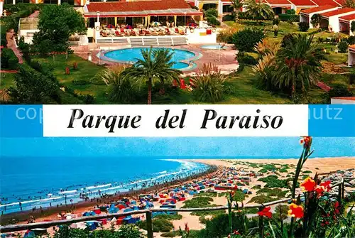 AK / Ansichtskarte Playa del Ingles Gran Canaria Parque del Paraiso Swimming Pool Strand Kat. San Bartolome de Tirajana