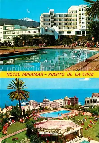 AK / Ansichtskarte Puerto de la Cruz Hotel Miramar Swimming Pool Meerblick Kat. Puerto de la Cruz Tenerife