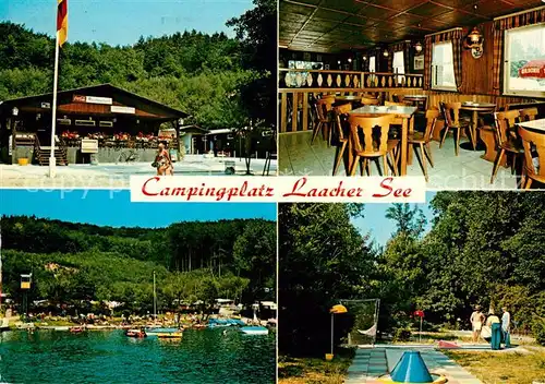 AK / Ansichtskarte Maria Laach Glees Campingplatz Laacher See Gaststaette Minigolf