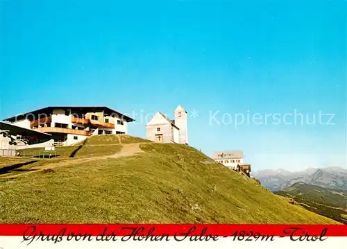 AK / Ansichtskarte Hohe Salve Bergrestaurant und Schutzhaus gegen die Steinberge Kat. Hopfgarten im Brixental