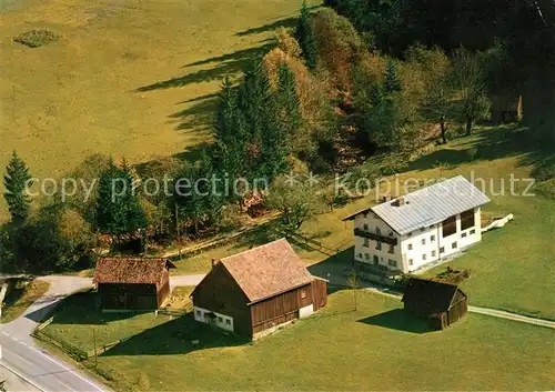 AK / Ansichtskarte Russbach Pass Gschuett Pension Sanhof Fliegeraufnahme Kat. Russbach am Pass Gschuett