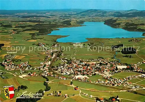 AK / Ansichtskarte Seekirchen Wallersee Sommerfrische Badeort Fliegeraufnahme Kat. Seekirchen am Wallersee