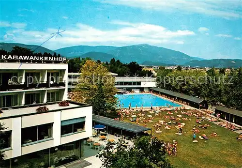 AK / Ansichtskarte Warmbad Villach Hotel Karawankenhof Freibad Kat. Villach