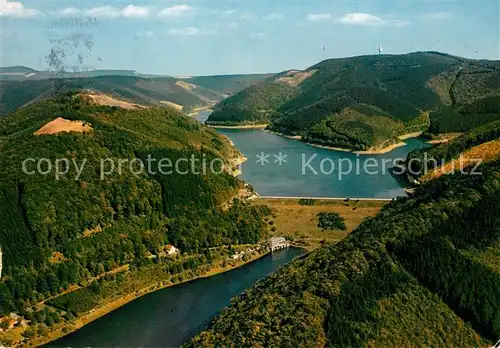 AK / Ansichtskarte Odertalsperre Fliegeraufnahme Kat. Bad Lauterberg im Harz