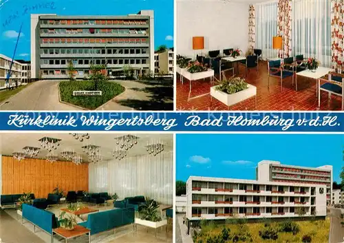 AK / Ansichtskarte Bad Homburg Kurklinik Wingertsberg Kat. Bad Homburg v.d. Hoehe