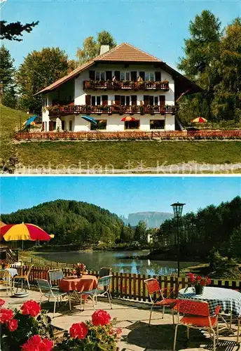 AK / Ansichtskarte Ritten Renon Pension Weihrerhof am Wolfsgrubner See Kat. Renon Ritten Suedtirol