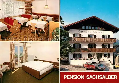 AK / Ansichtskarte Tarsch Latsch Pension Sachsalber Gaststube Fremdenzimmer