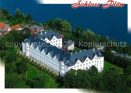 AK / Ansichtskarte Ploen See Schloss Naturpark Holsteinische Schweiz Fliegeraufnahme Kat. Ploen