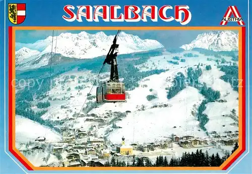 AK / Ansichtskarte Saalbach Hinterglemm Seilbahn zum Schattberg  Kat. Saalbach Hinterglemm