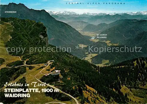 AK / Ansichtskarte Waidring Tirol Fliegeraufnahme Steinplatte Kat. Waidring