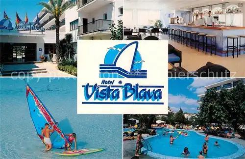AK / Ansichtskarte Cala Millor Mallorca Hotel Vista Blava Serfing Pool Kat. Islas Baleares Spanien