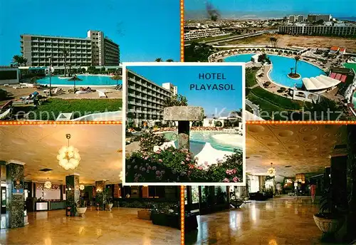 AK / Ansichtskarte Roquetas de Mar Hotel Playasol Halle Pool Kat. Costa de Almeria