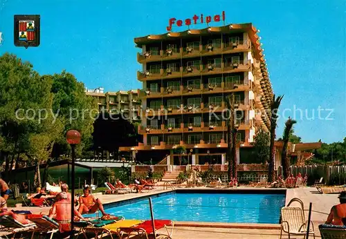 AK / Ansichtskarte Playa de Palma Mallorca Hotel Festival Kat. Spanien