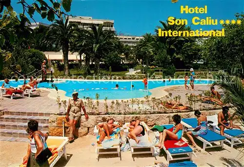 AK / Ansichtskarte Palma Nova Mallorca Hotel Son Caliu International Pool