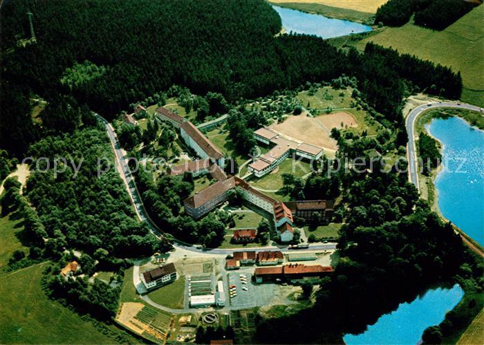 AK / Ansichtskarte Clausthal Zellerfeld Fliegeraufnahme Kurklinik