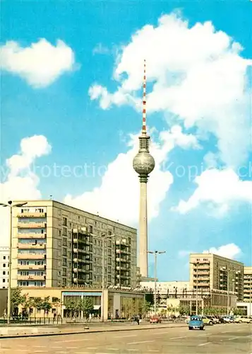 AK / Ansichtskarte Berlin Karl Marx Allee Fernsehturm  Kat. Berlin