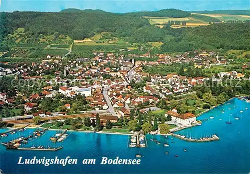 AK / Ansichtskarte Ludwigshafen Bodensee Fliegeraufnahme Kat. Bodman Ludwigshafen