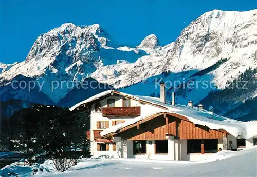 AK / Ansichtskarte Ramsau Berchtesgaden Gasthaus Zur Hindenburglinde Kat. Ramsau b.Berchtesgaden