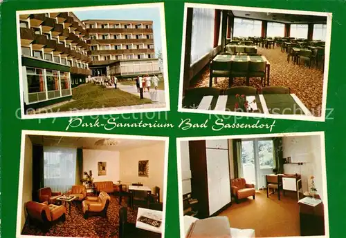 AK / Ansichtskarte Bad Sassendorf Park Sanatorium Kat. Bad Sassendorf