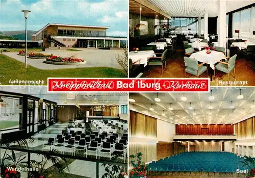 AK / Ansichtskarte Bad Iburg Kurhaus Restaurant Saal Wandelhalle Kat. Bad Iburg