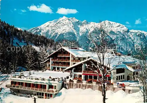 AK / Ansichtskarte Garmisch Partenkirchen Berghotel Forsthaus Graseck Winter Kat. Garmisch Partenkirchen