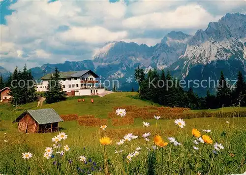 AK / Ansichtskarte St Anton Kranzberg mit Karwendelgebirge Kat. Garmisch Partenkirchen