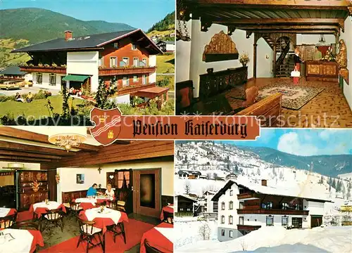 AK / Ansichtskarte Bad Kleinkirchheim Kaernten Pension Kaiserburg Gastraeume Kat. Bad Kleinkirchheim