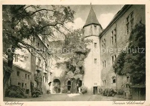 AK / Ansichtskarte Cadolzburg Innerer Schlosshof Kat. Cadolzburg