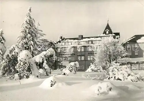 AK / Ansichtskarte Oberhof Thueringen FDGB Erholungsheim Glueck auf Kat. Oberhof Thueringen