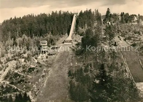 AK / Ansichtskarte Oberhof Thueringen Thueringen Schanze Kat. Oberhof Thueringen