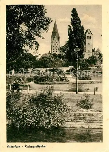 AK / Ansichtskarte Paderborn Paderquellgebiet Kat. Paderborn