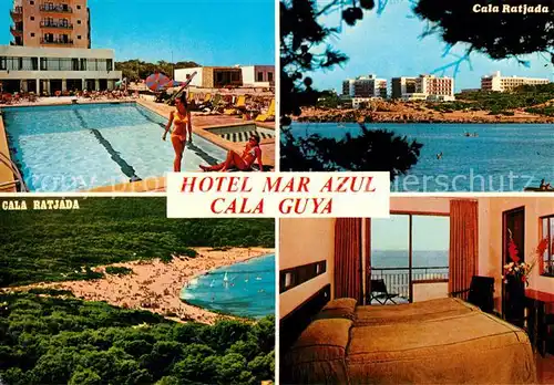 AK / Ansichtskarte Cala Ratjada Mallorca Hotel Mar Azul Cala Guya Strand Hotelzimmer Kat. Spanien