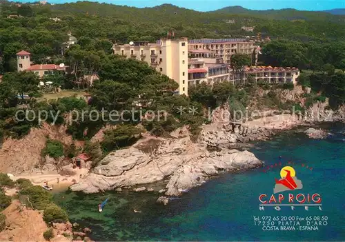AK / Ansichtskarte Platja d Aro Cap Roig Hotel Fliegeraufnahme
