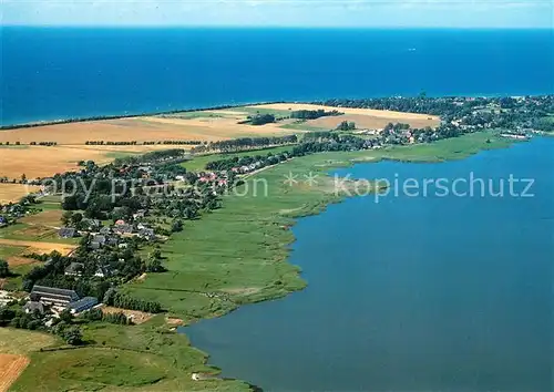 AK / Ansichtskarte Ahrenshoop Ostseebad Saaler Bodden Niehagen Althagen Fliegeraufnahme Kat. Ahrenshoop