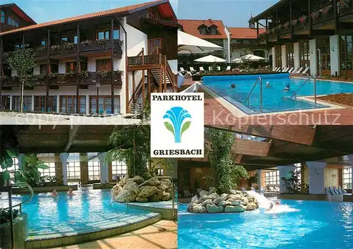 AK / Ansichtskarte Bad Griesbach Rottal Parkhotel am Kurwald Swimming Pool Hallenbad Kat. Bad Griesbach i.Rottal