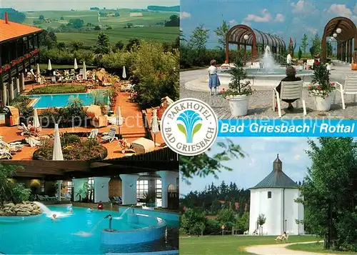 AK / Ansichtskarte Bad Griesbach Rottal Parkhotel am Kurwald Swimming Pool Hallenbad Kapelle Kat. Bad Griesbach i.Rottal
