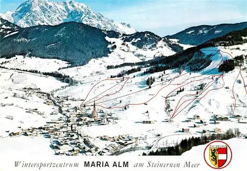 AK / Ansichtskarte Maria Alm Steinernen Meer Skiegebiet am Steinernen Meer Kat. Maria Alm am Steinernen Meer