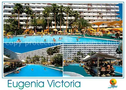 AK / Ansichtskarte Playa del Ingles Gran Canaria Hotel Eugenia Victoria Pool Kat. San Bartolome de Tirajana