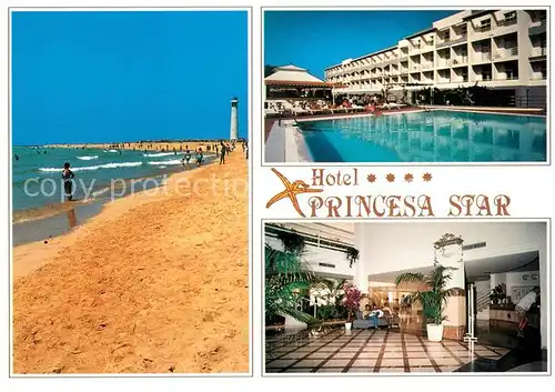 AK / Ansichtskarte Jandia Hotel Princesa Star Strand Leuchtturm Kat. Fuerteventura Kanarische Inseln