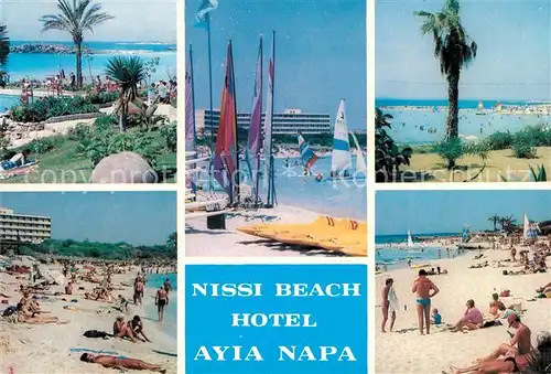 AK / Ansichtskarte Ayia Napa Agia Napa Nissi Beach Hotel Strand Surfer Kat. Zypern cyprus