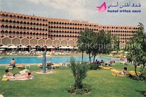 AK / Ansichtskarte Marokko Maroc Hotel Atlas Schwimmbad Asni Kat. Marokko